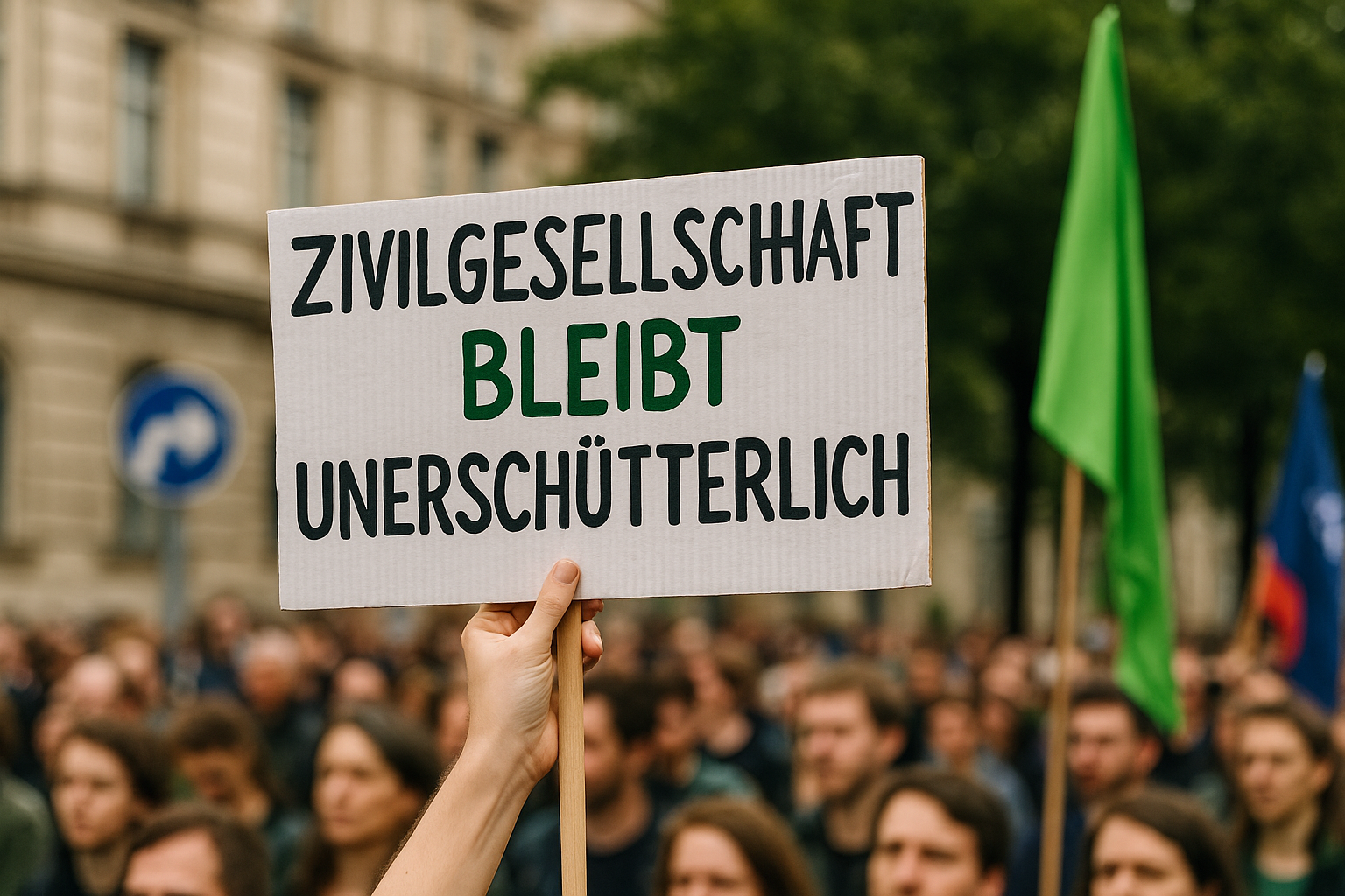 Titelbild zu „Grüner Kritik an FPÖ: Zivilgesellschaft bleibt unerschütterlich“