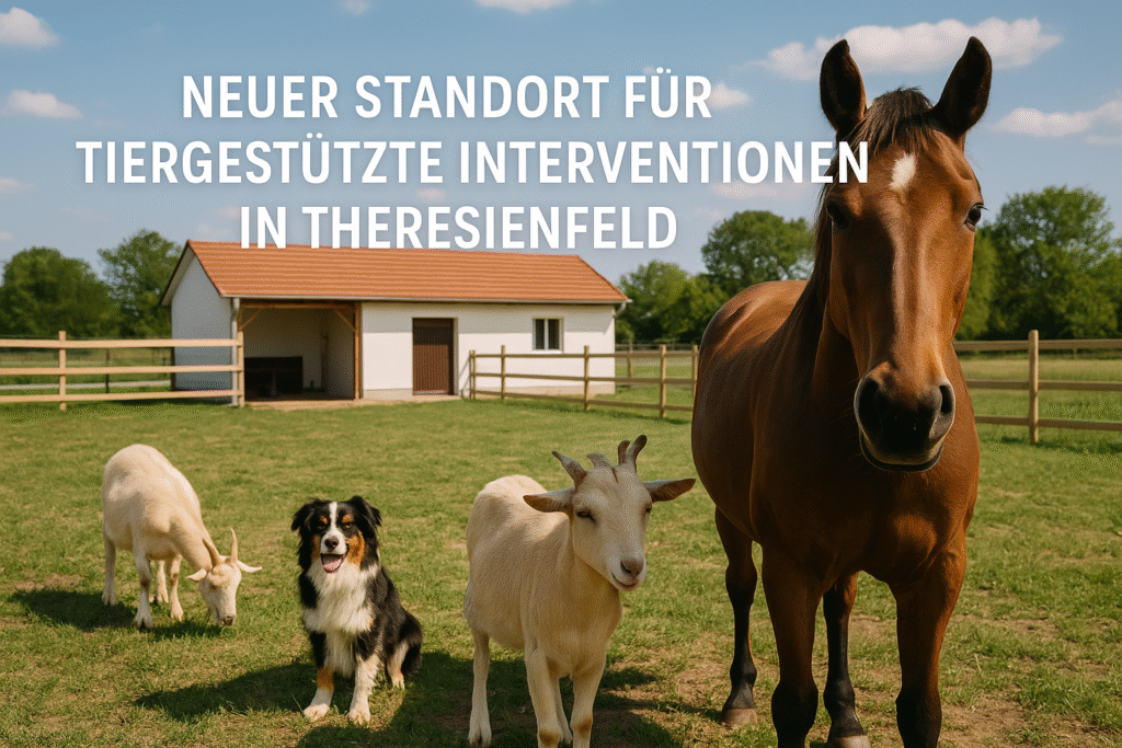 Neuer Standort für tiergestützte Interventionen in Theresienfeld