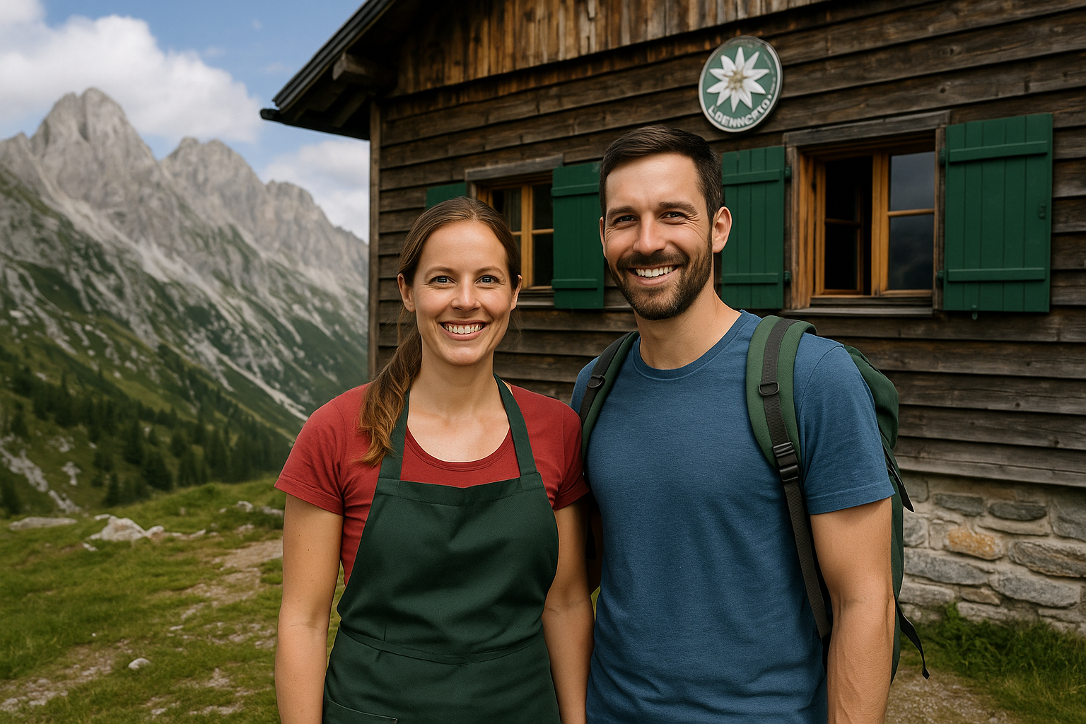 Titelbild zu „Neue Hüttenwirtsleute beim Alpenverein: Ihre Antriebe“