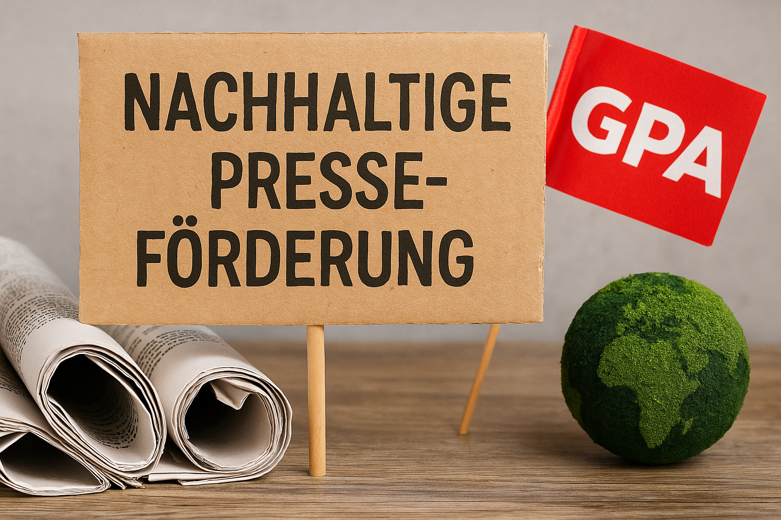 Titelbild zu „Gewerkschaft GPA fordert nachhaltige Presseförderung“