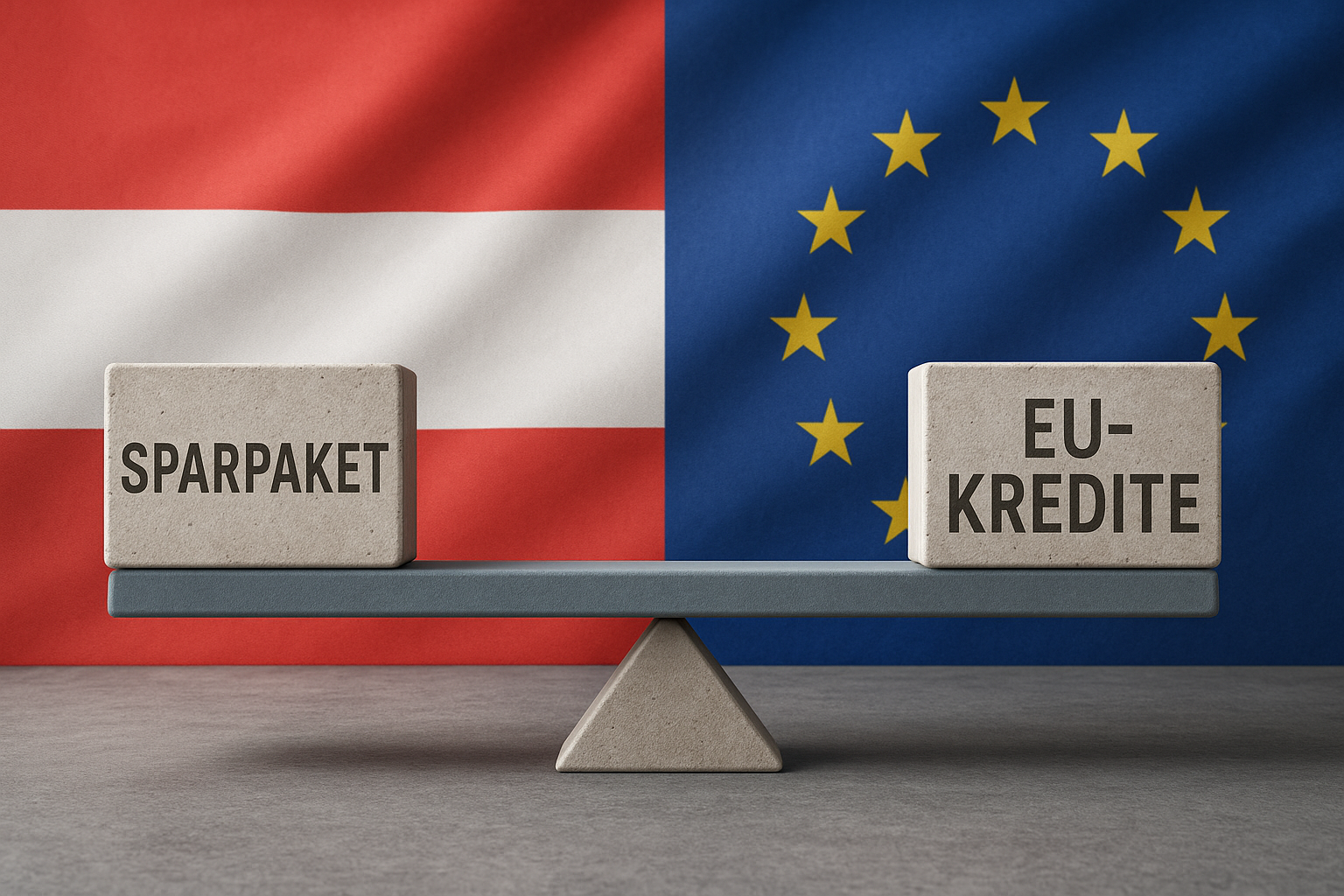 Titelbild zu „Österreichs Budgetpolitik: Sparpaket versus EU-Kredite“
