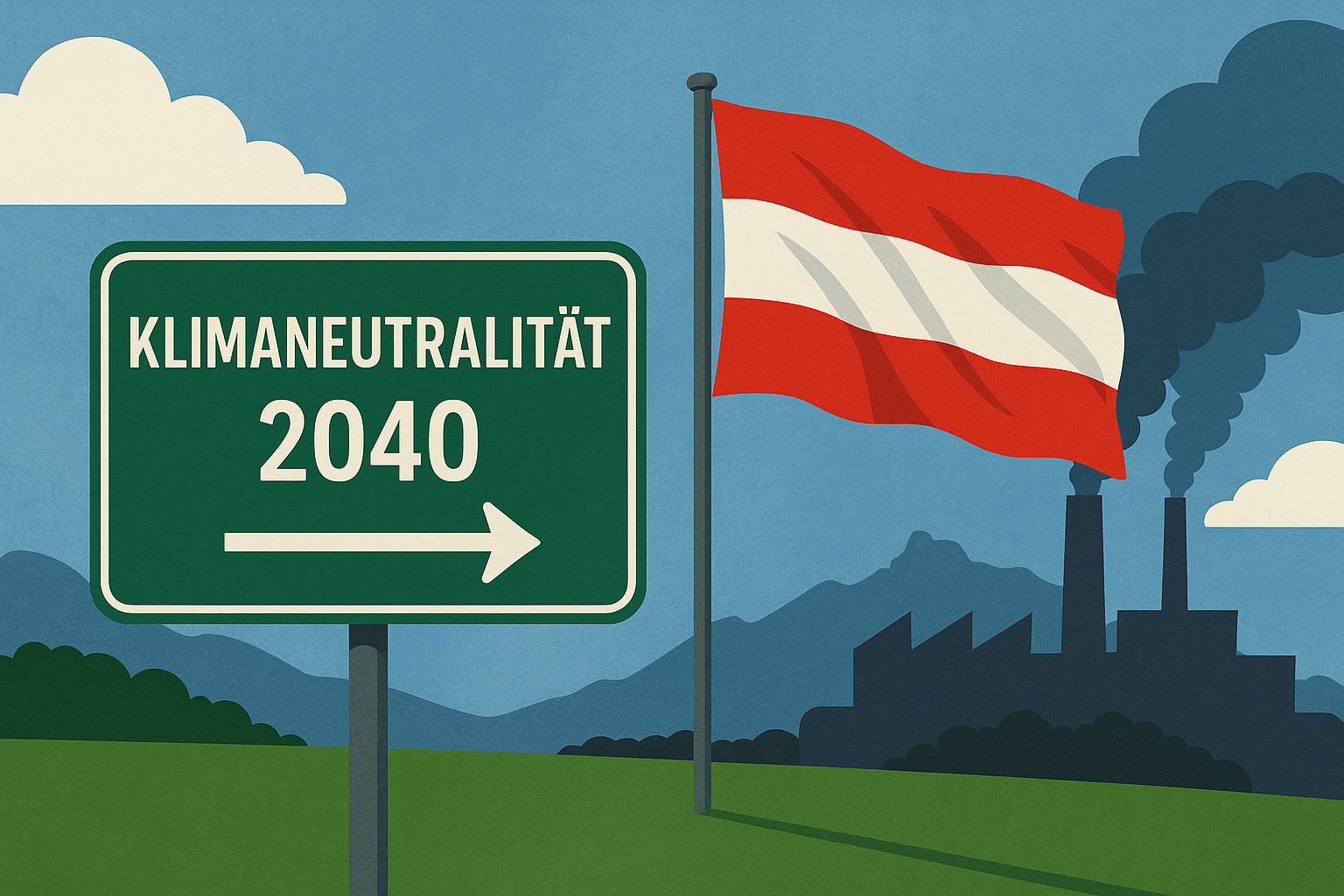 Titelbild zu „Klimaneutralität 2040: Österreichs umstrittene Klimapolitik“