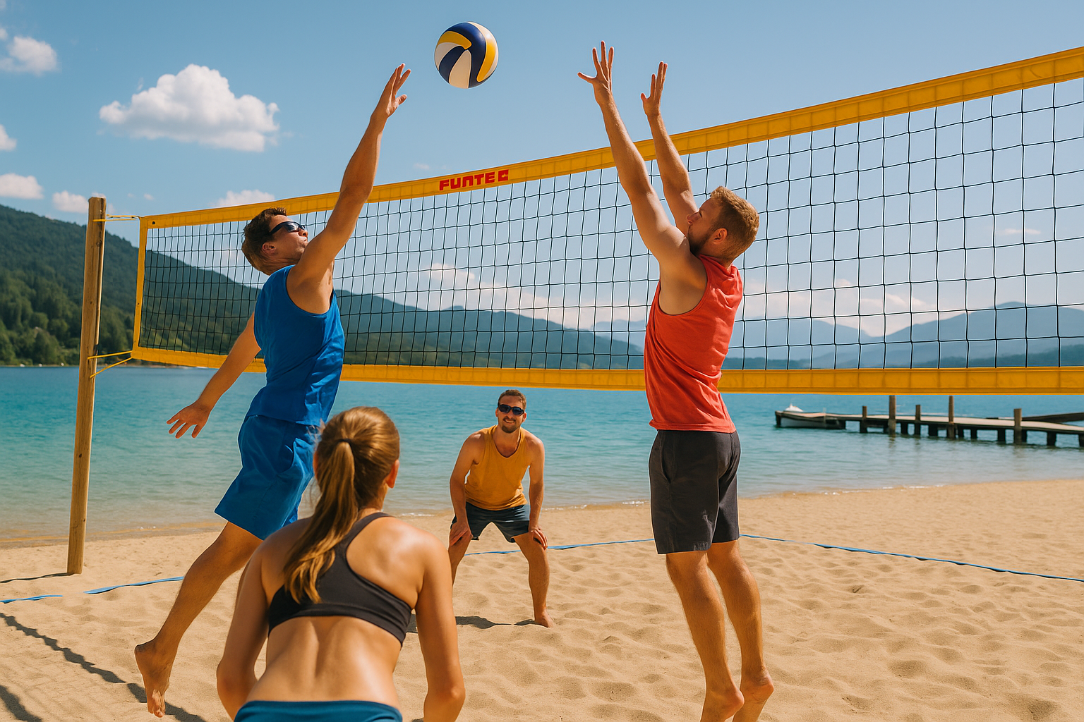 Titelbild zu „Beachvolleyball am Wörthersee: Ein Comeback mit Zukunft“