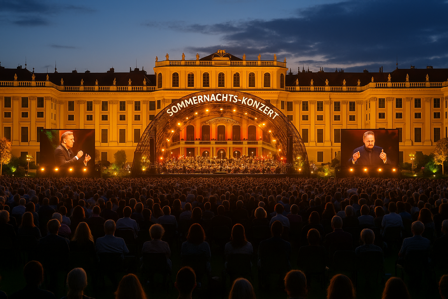 Titelbild zu „Kulturelles Juwel Wiens: Sommernachtskonzert im Fokus“