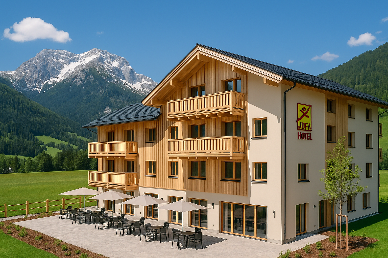 Titelbild zu „JUFA Hotel Werfenweng: Neueröffnung im Pongau“