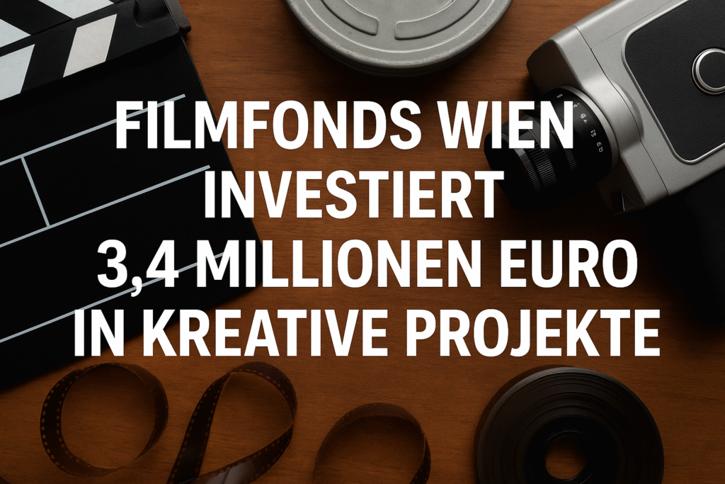 Filmfonds Wien investiert 3,4 Millionen Euro in kreative Projekte