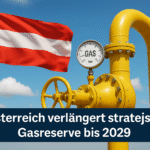 Österreich verlängert strategische Gasreserve bis 2029