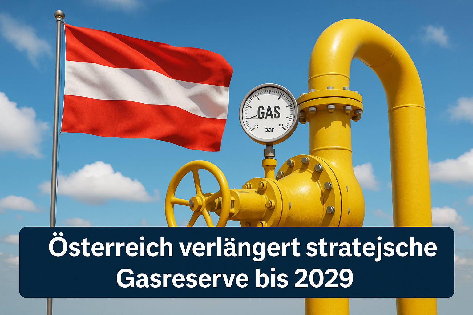 Titelbild zu „Österreich verlängert strategische Gasreserve bis 2029“
