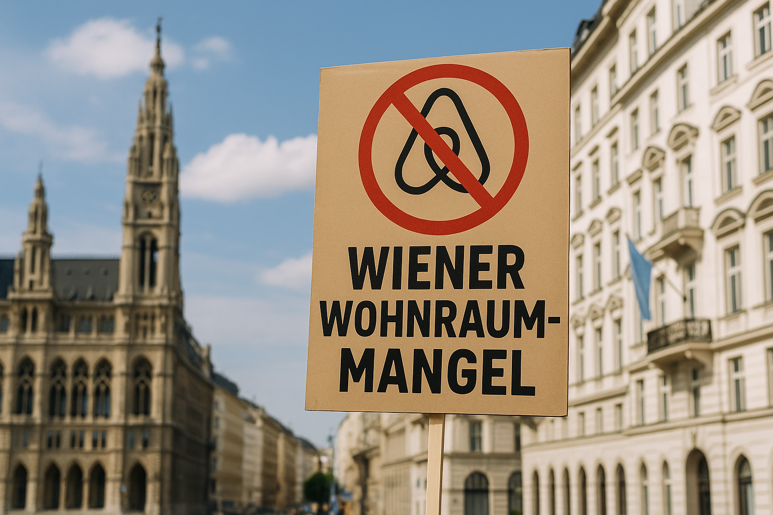 Titelbild zu „Wiener Wohnraummangel: Airbnb & Co. im Fokus der Politik“