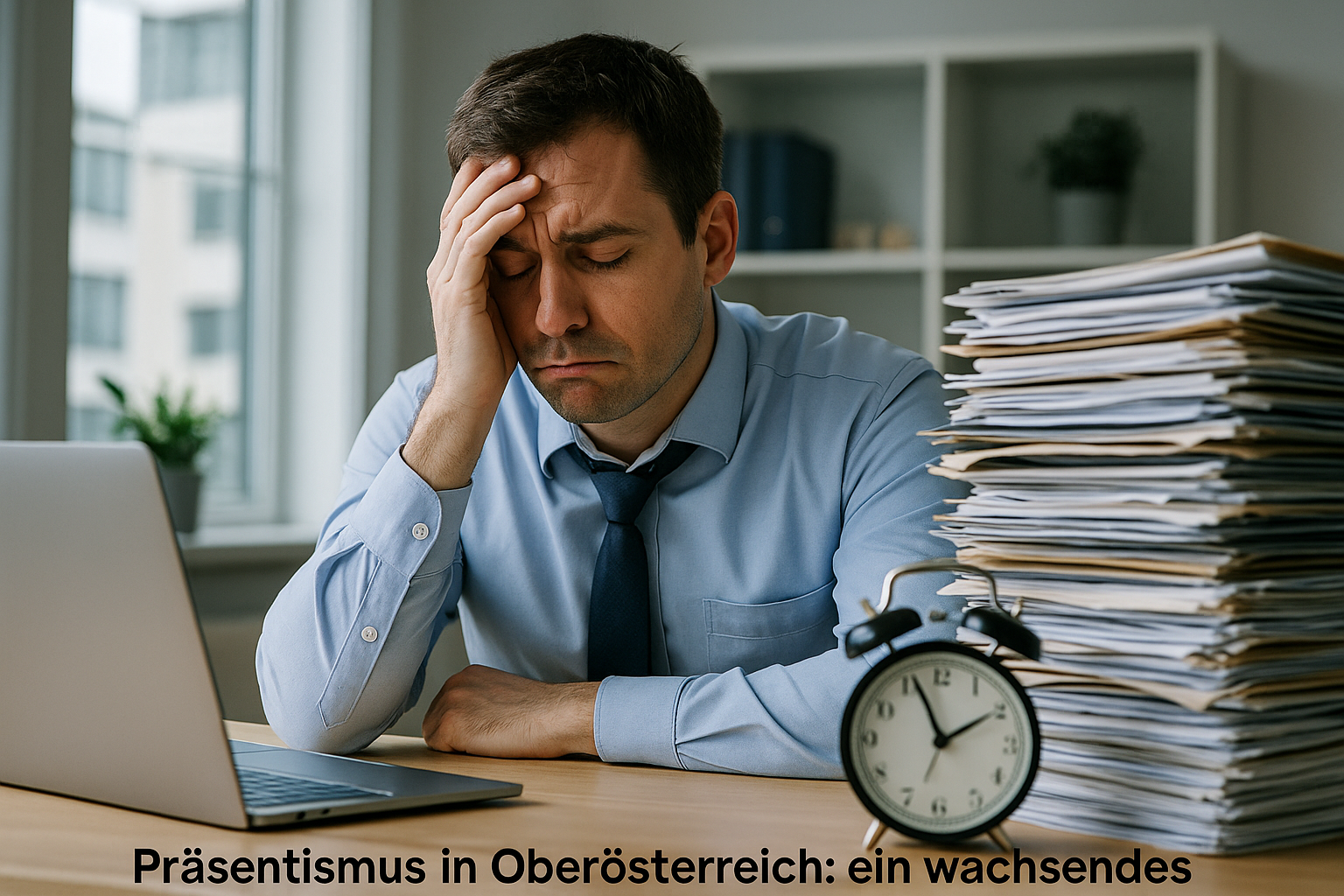 Titelbild zu „Präsentismus in Oberösterreich: Ein wachsendes Problem“