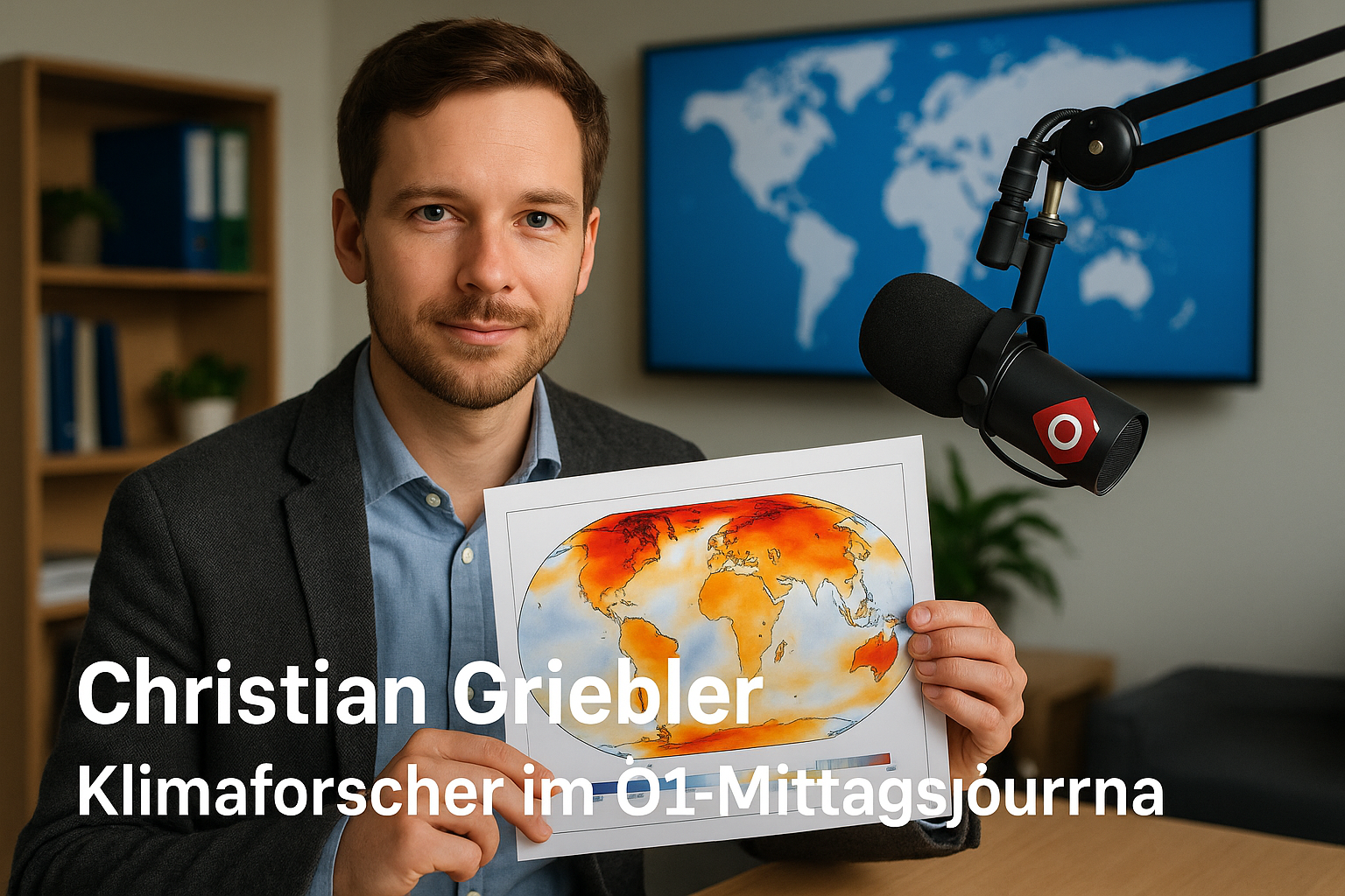 Titelbild zu „Christian Griebler: Klimaforscher im Ö1-Mittagsjournal“