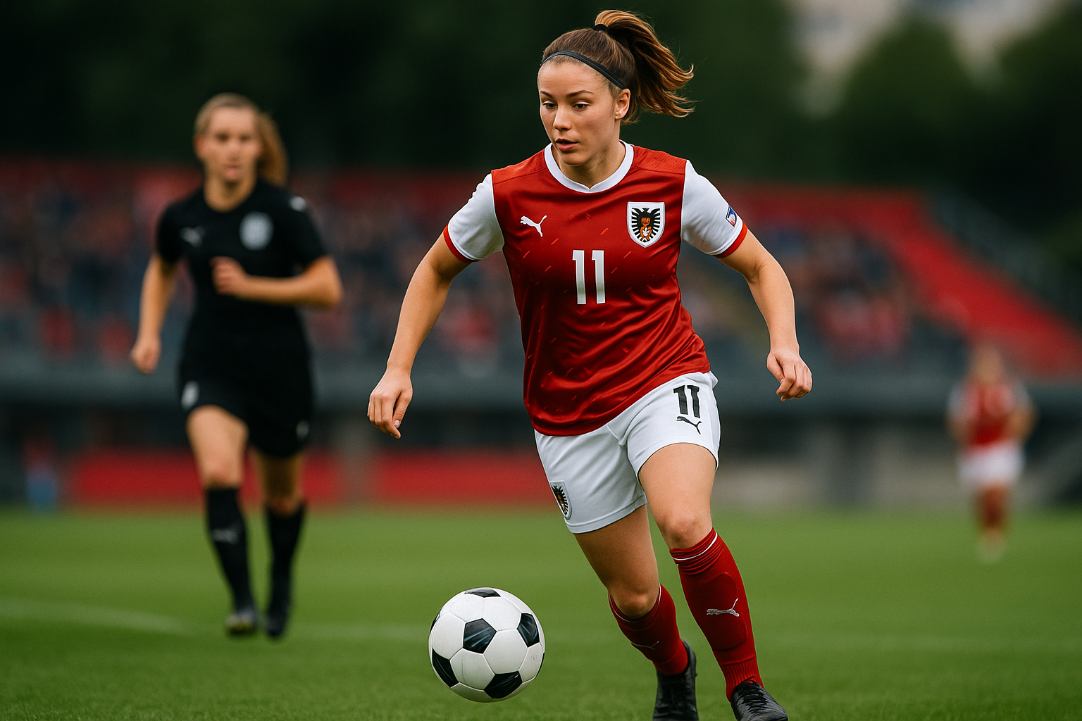 Titelbild zu „Fortschritte und Herausforderungen im österreichischen Frauenfußball“