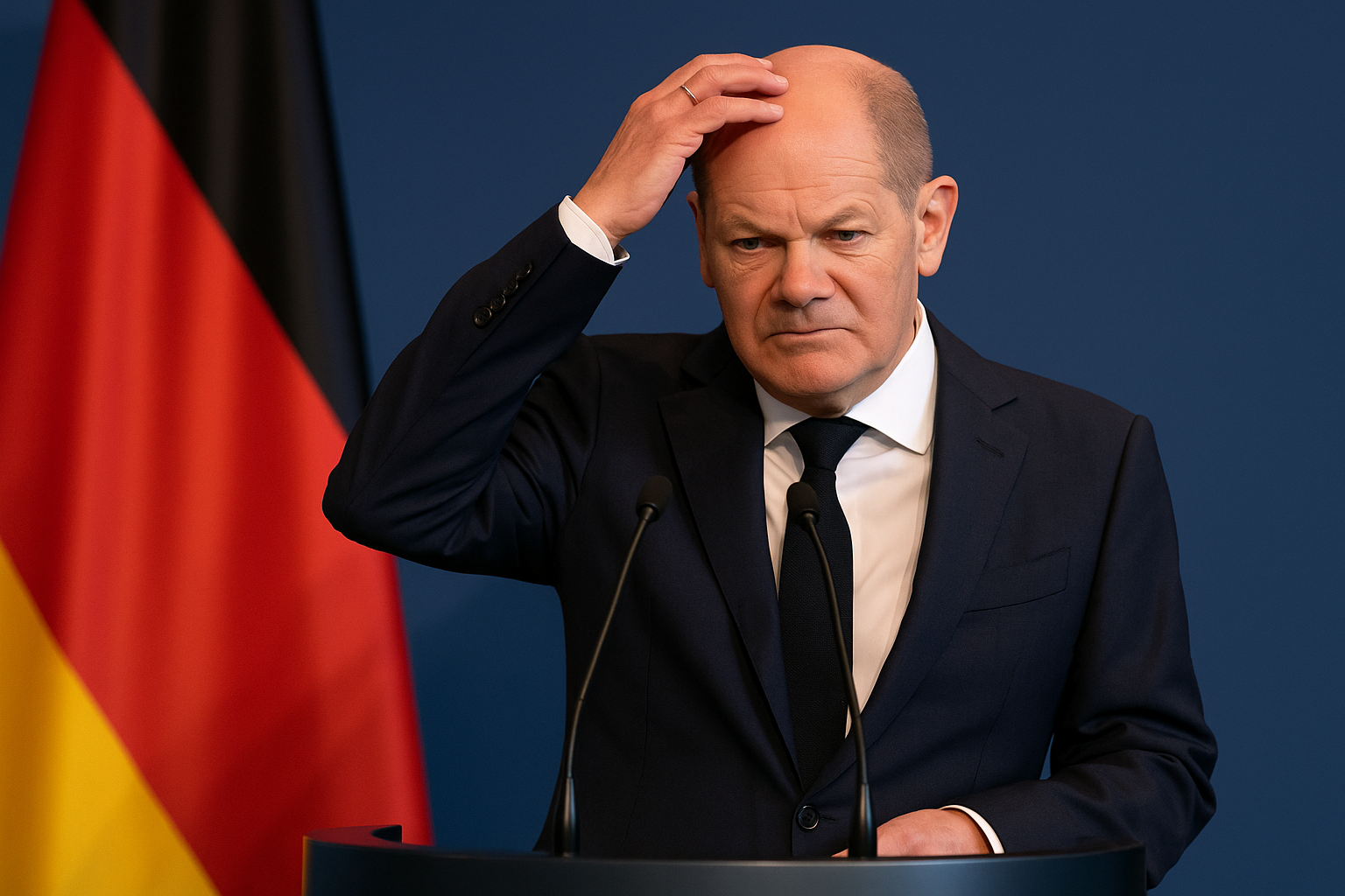 Titelbild zu „Kanzler-Entgleisung: Forderung nach Entschuldigung“