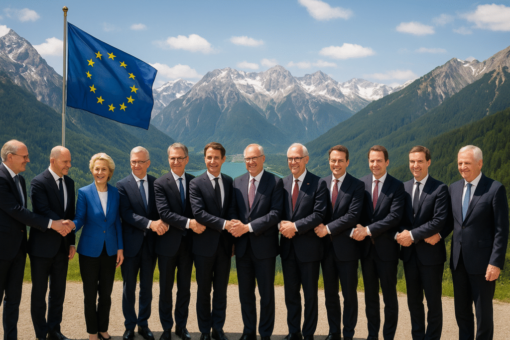 Zusammenhalt in Europa: Treffen der Staatsoberhäupter in Tirol