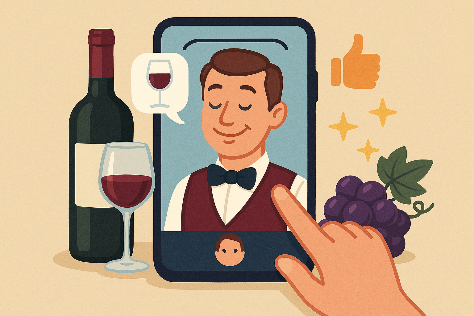 Titelbild zu „Henri: Der digitale Sommelier für Genießer“