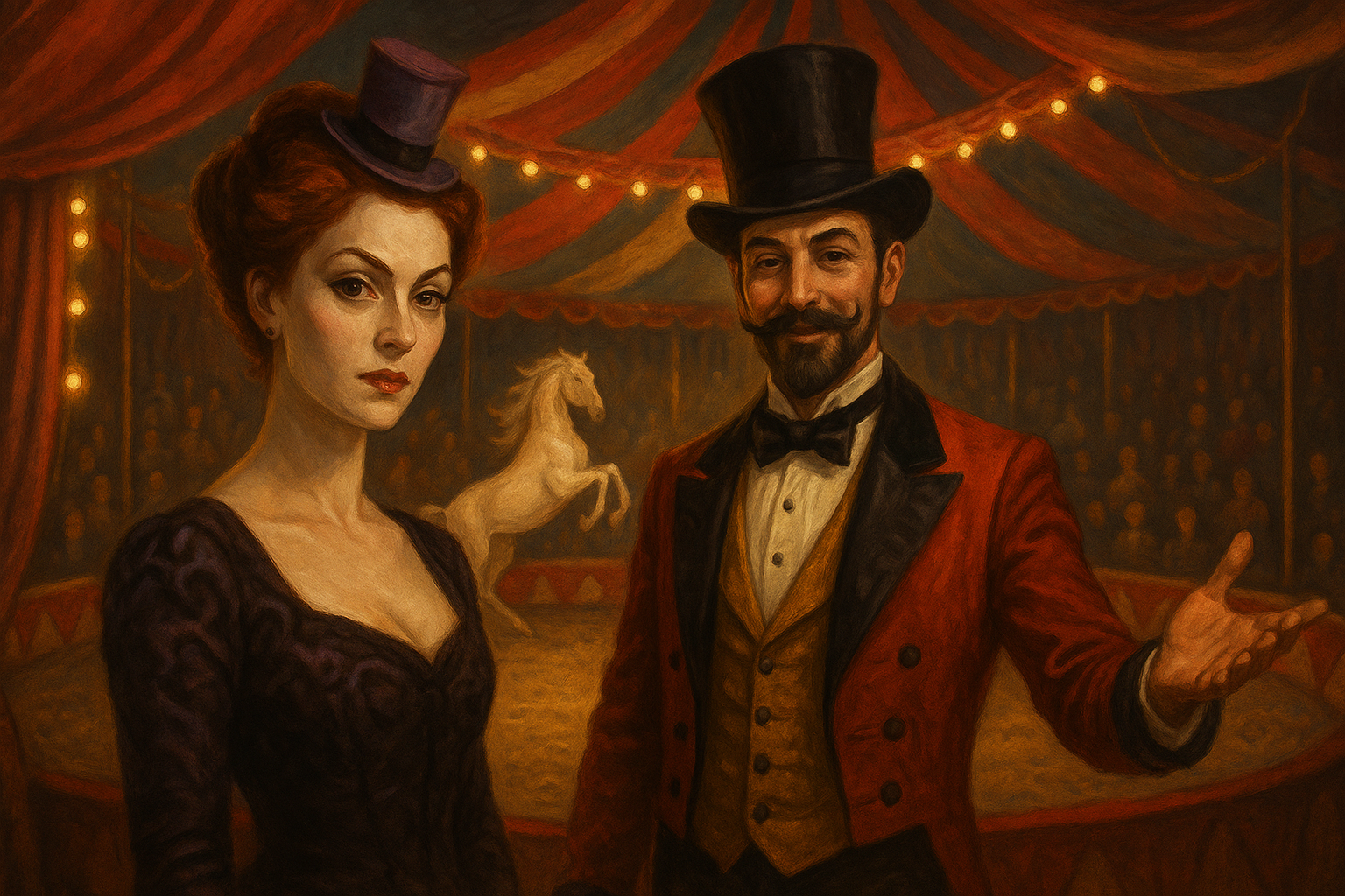 Titelbild zu „Madame Maux und der Herr der Manege: Einzigartige Einblicke“