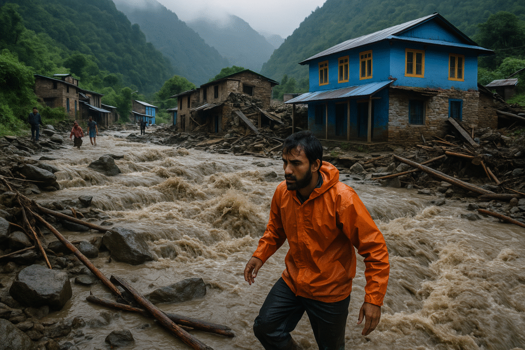 Sturzflut in Nepal: CARE startet Soforthilfe