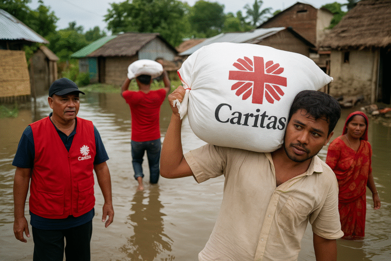 Titelbild zu „Caritas verstärkt Nothilfe für Nepal nach Flutkatastrophe“