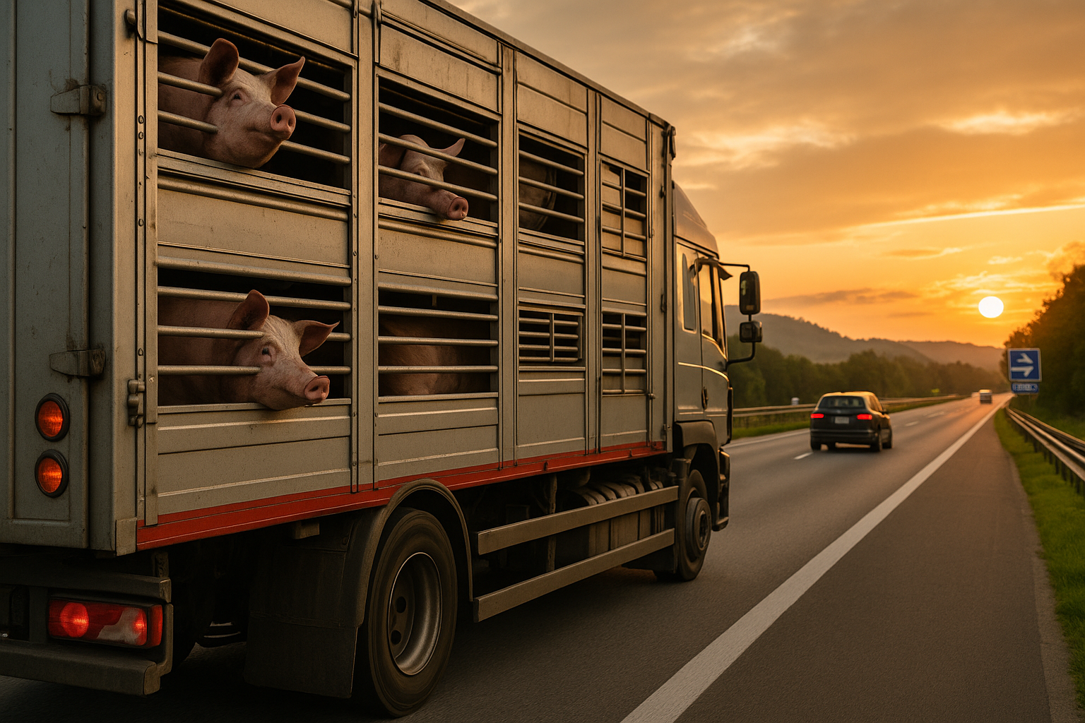 Titelbild zu „Tiertransporte: Der Kampf gegen das Leid auf Österreichs Straßen“