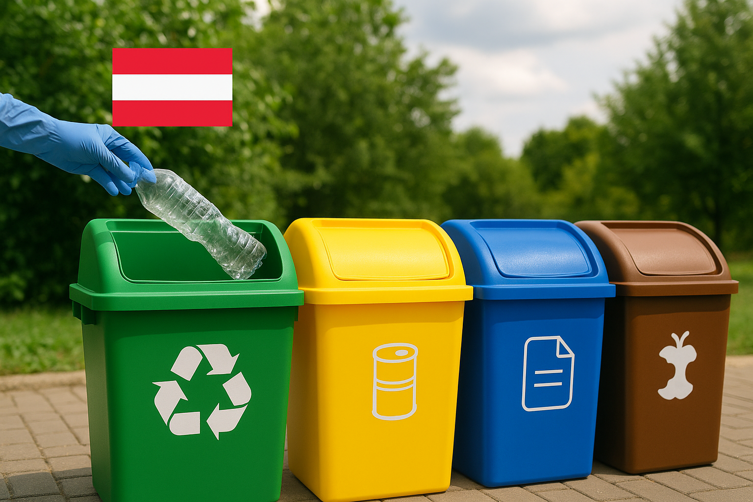 Titelbild zu „Mülltrennung in Österreich: Herausforderungen und Lösungen“