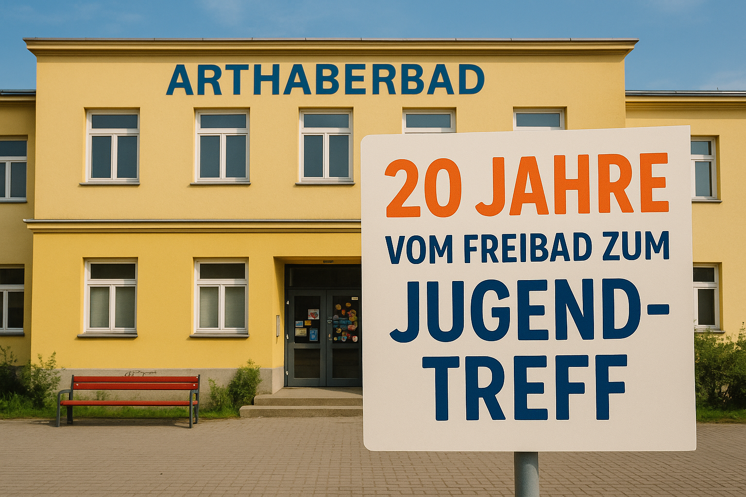 Titelbild zu „20 Jahre Arthaberbad: Vom Freibad zum Jugendtreff“