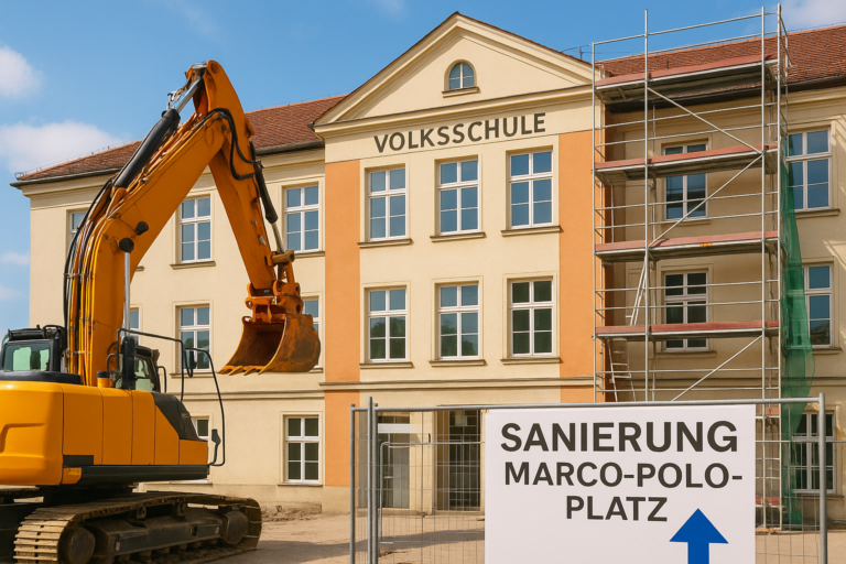 Titelbild zu „Sanierung der Volksschule am Marco-Polo-Platz startet heute“