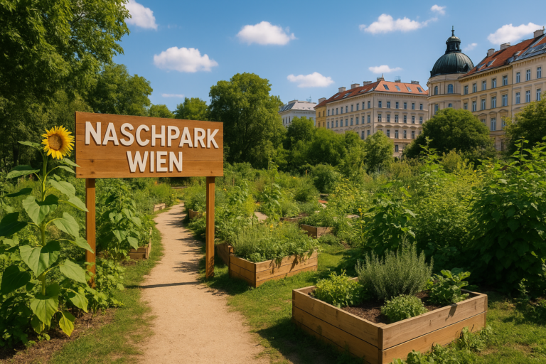 Titelbild zu „Naschpark Wien: Ein Jahr Grünoase im Herzen der Stadt“