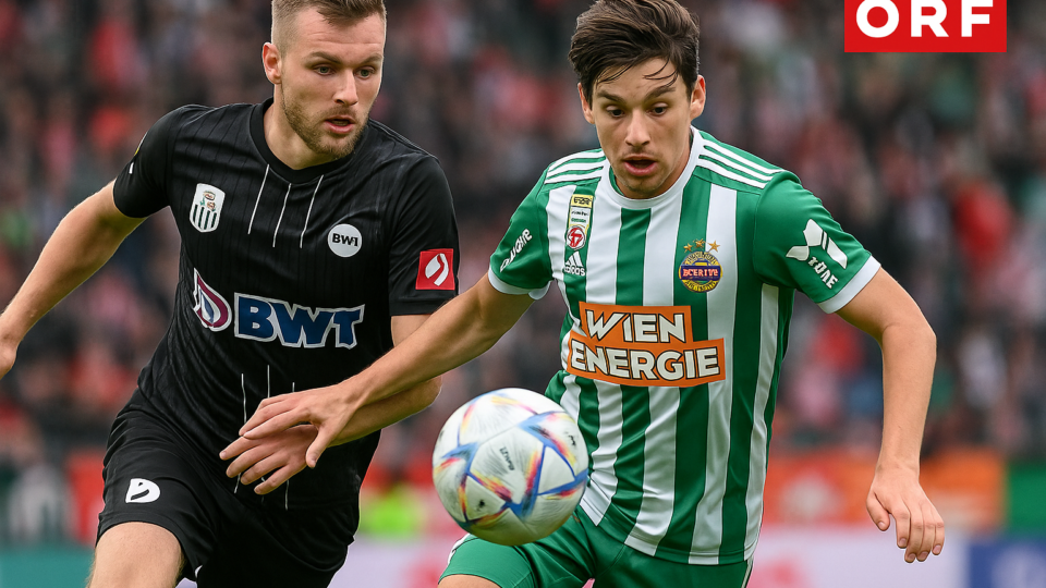 Titelbild zu „Bundesliga-Topspiel: LASK trifft auf Rapid Wien im ORF“