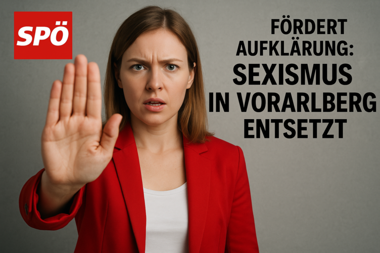 Titelbild zu „SPÖ fordert Aufklärung: Sexismus in Vorarlberg entsetzt“