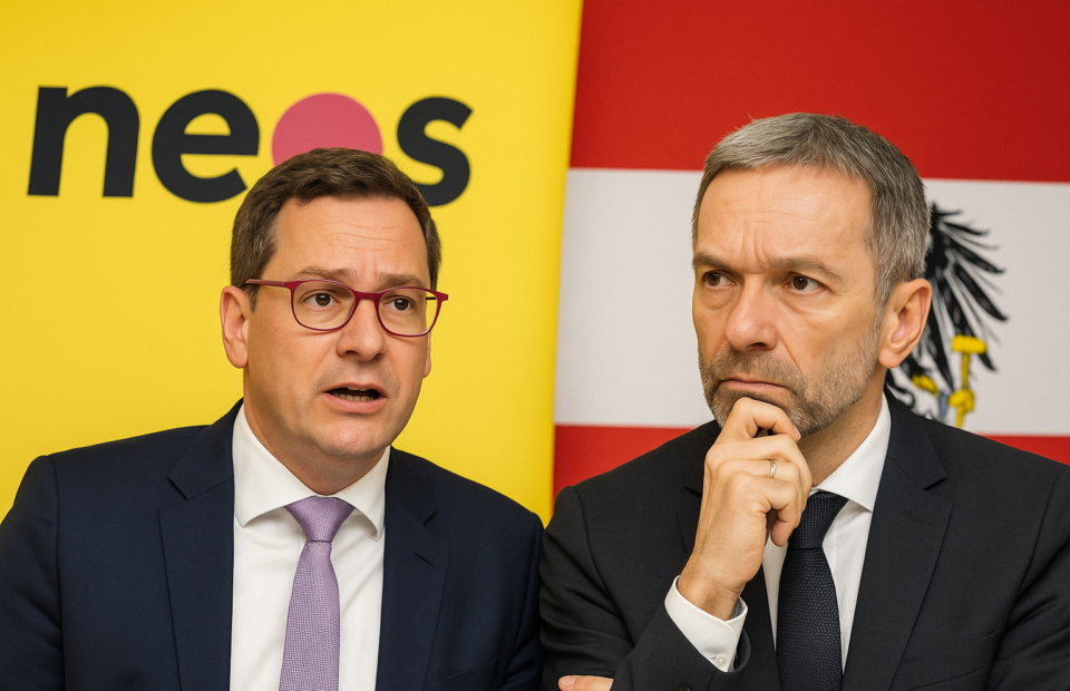 Titelbild zu „NEOS kritisiert Kickls Strategie in Österreichs Politik“