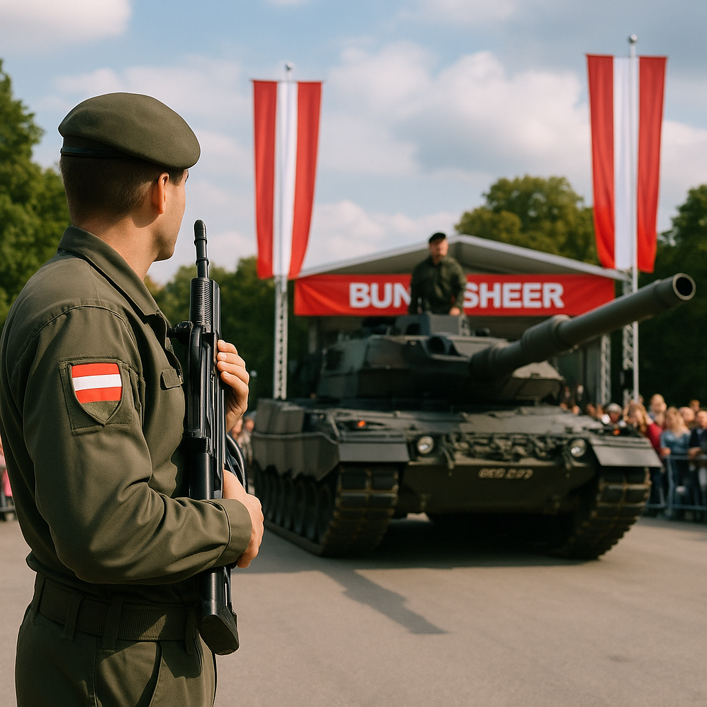 Titelbild zu „Bundesheer: Infoschau zum Nationalfeiertag live erleben“